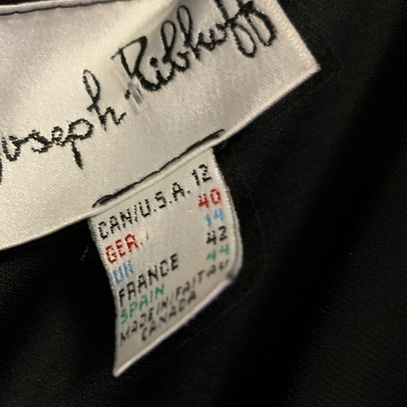 Joseph Ribkoff black long sleeve evening dress - Picture 2 of 9